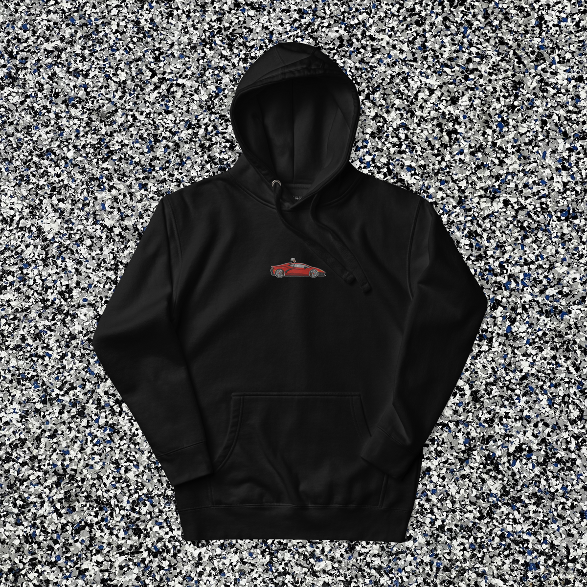 Embroidered Car Hoodie